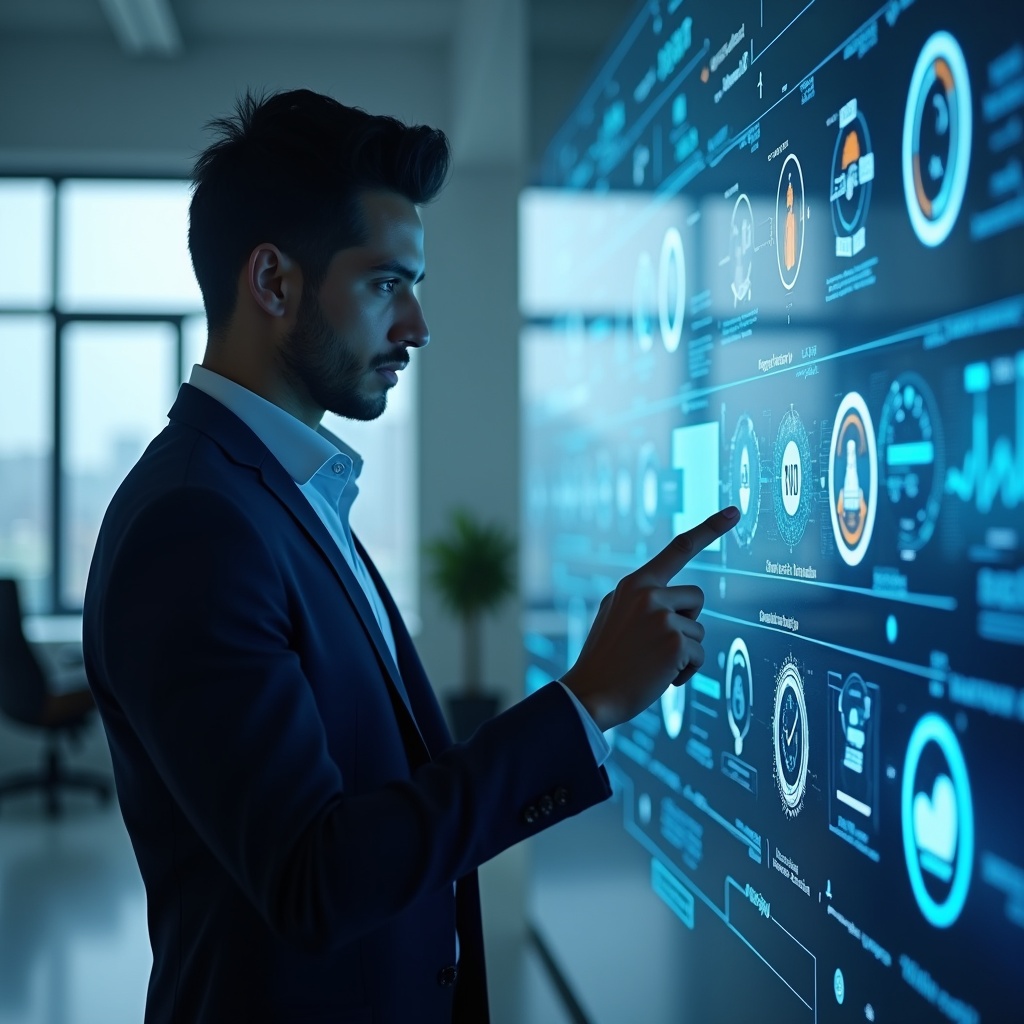 Ejecutivo eligiendo agente de IA para su empresa en México